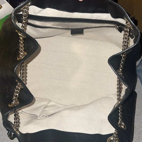 Gucci Guccissima Authentic Horsebit black Emily versatile large bag and dustbag - Picture 10 of 17